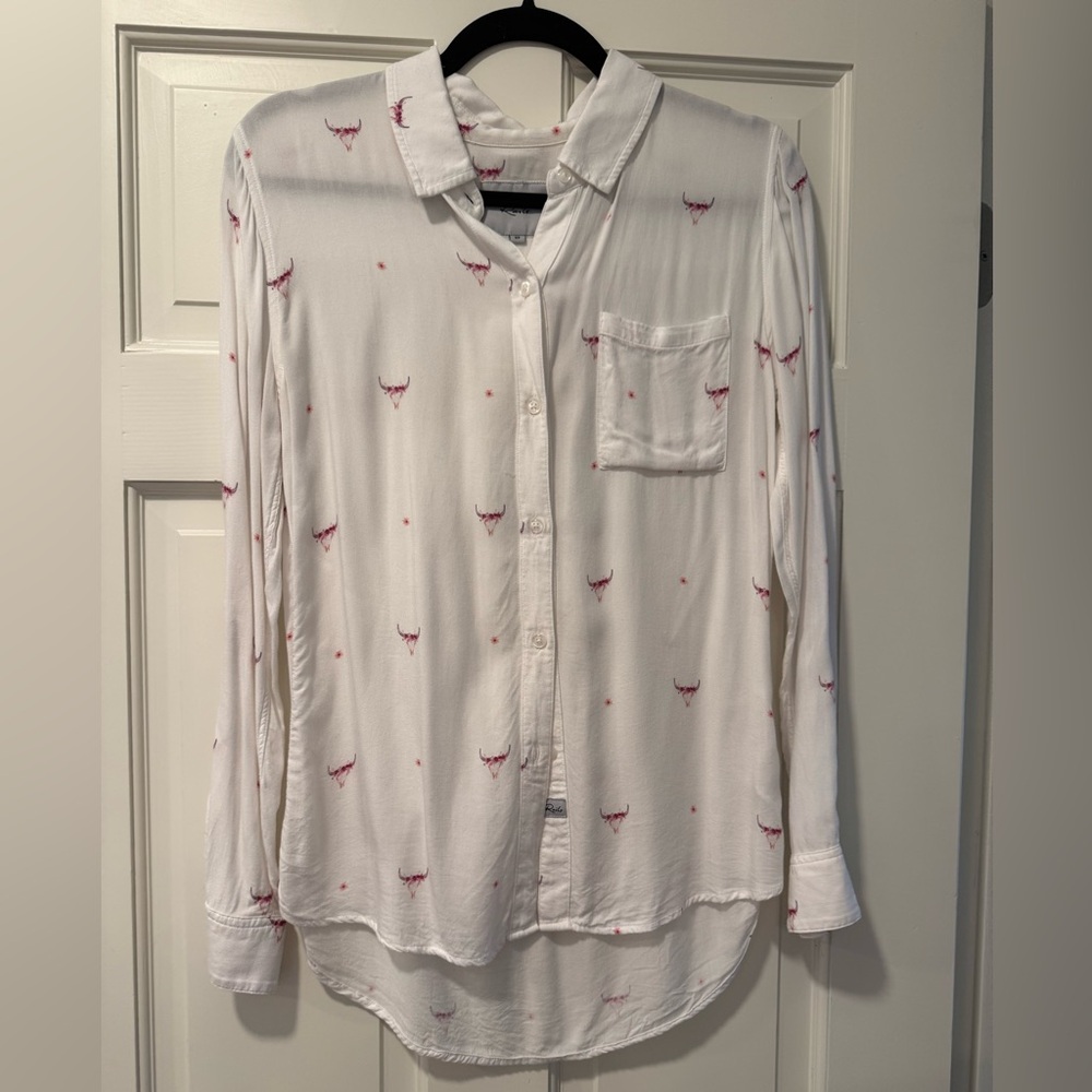 Rails Rocsi Button Down Indio Print XS